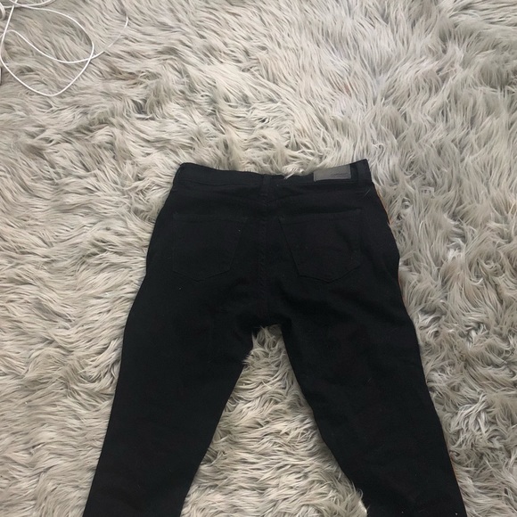 LF CARMAR black jeans with yellow zipper on legs - Picture 6 of 6